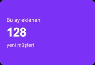 CRM analiz ekranı