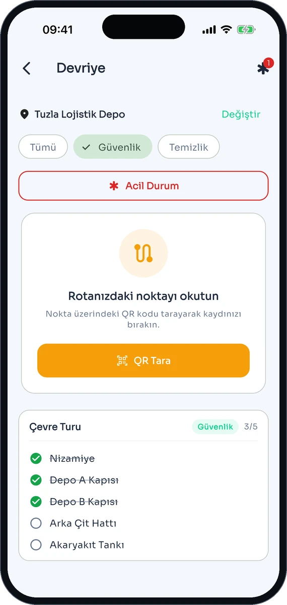 Görevli okutur